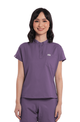 Airstretch® Custom Fit Cap Sleeve Women Scrub Top