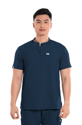 Airstretch® Mandarin Men Scrub Top