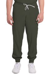 Basicflex® Garterized Jogger Men Scrub Pants