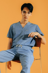 Flexitone® Pro Custom Fit V-Neck Men Scrub Top