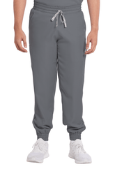 Twill Garterized Jogger Men Scrub Pants