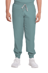 Twill Custom Fit Garterized Jogger Men Scrub Pants