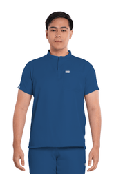 Twill Mandarin Men Scrub Top