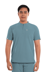 Ultraflex® Custom Fit Mandarin Men Scrub Top