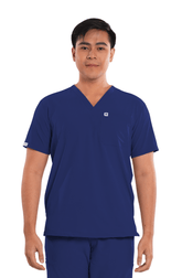 Ultraflex® V-Neck Men Scrub Top