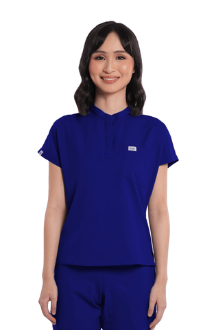 Airstretch® Custom Fit Cap Sleeve Women Scrub Top