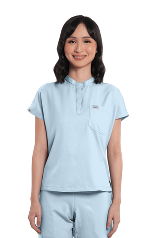 Airstretch® Custom Fit Cap Sleeve Women Scrub Top