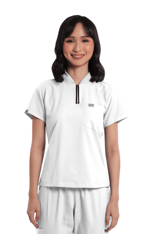 Airstretch® Custom Fit Half Zipped Women Scrub Top