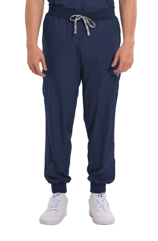 Airstretch® Knitted Jogger Men Scrub Pants