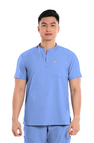 Airstretch® Mandarin Men Scrub Top