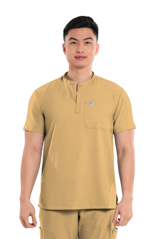 Airstretch® Mandarin Men Scrub Top