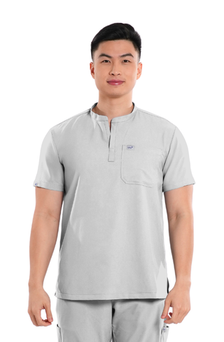 Airstretch® Mandarin Men Scrub Top