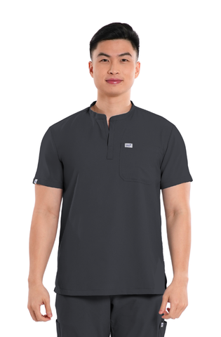 Airstretch® Mandarin Men Scrub Top