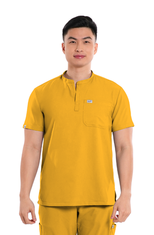Airstretch® Mandarin Men Scrub Top