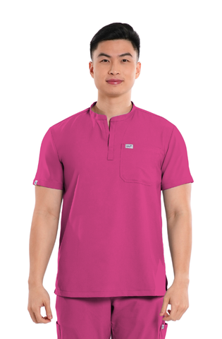 Airstretch® Mandarin Men Scrub Top