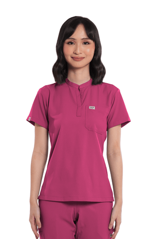 Airstretch® Mandarin Men Scrub Top