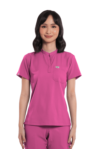 Airstretch® Custom Fit Mandarin Women Scrub Top