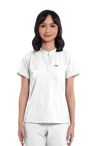 Airstretch® Custom Fit Mandarin Women Scrub Top