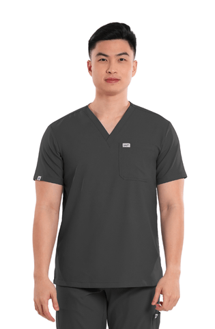 Airstretch® Custom Fit V-Neck Men Scrub Top