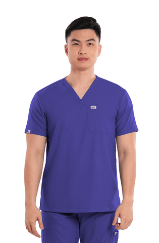 Airstretch® Custom Fit V-Neck Men Scrub Top
