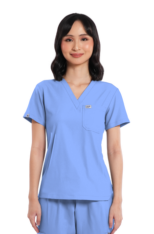 Airstretch® V-Neck Women Scrub Top