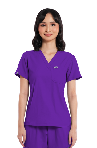 Airstretch® V-Neck Women Scrub Top