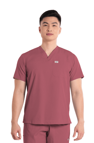 Basicflex® V-Neck Men Scrub Top