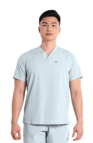 Basicflex® V-Neck Men Scrub Top
