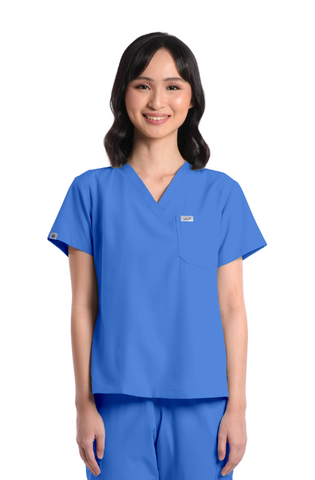 Basicflex® V-Neck Women Scrub Top