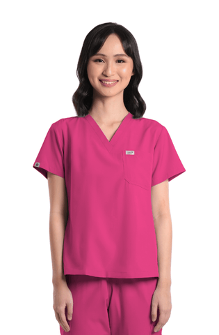 Basicflex® V-Neck Women Scrub Top