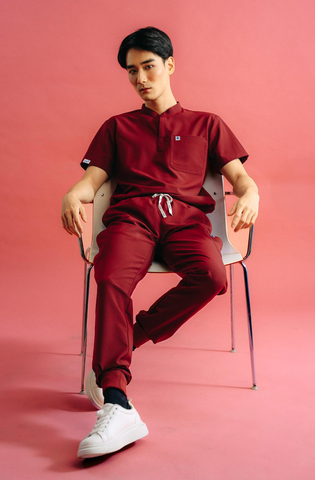 Flexitone® Mandarin Men Scrub Top