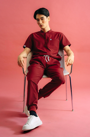 Flexitone® Custom Fit Mandarin Men Scrub Top