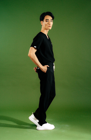 Flexitone® Custom Fit V-Neck Men Scrub Top