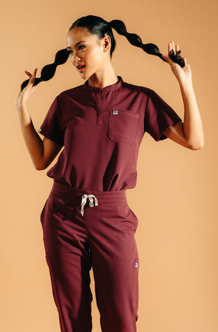 Flexitone® Custom Fit Mandarin Women Scrub Top