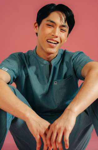 Flexitone® Pro Mandarin Men Scrub Top