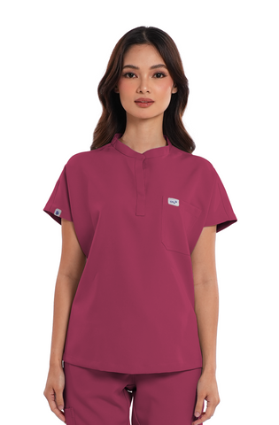 Luxe® Custom Fit Cap Sleeve Women Scrub Top