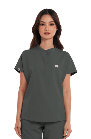 Luxe® Custom Fit Cap Sleeve Women Scrub Top
