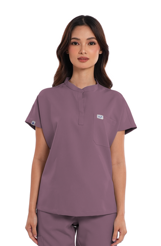 Luxe® Custom Fit Cap Sleeve Women Scrub Top