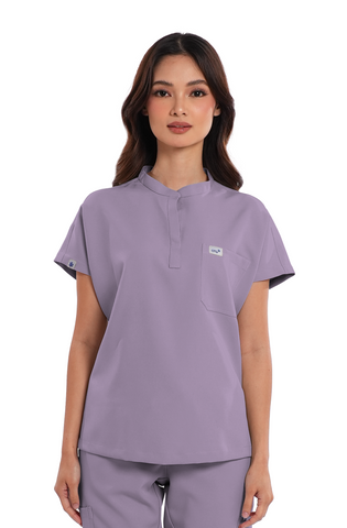 Luxe® Custom Fit Cap Sleeve Women Scrub Top