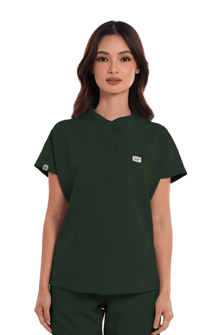 Luxe® Custom Fit Cap Sleeve Women Scrub Top