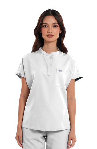 Luxe® Custom Fit Cap Sleeve Women Scrub Top