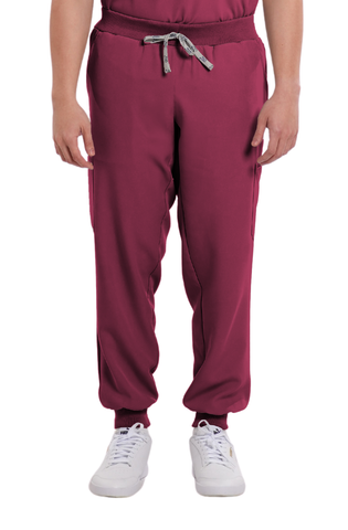 Luxe® Knitted Jogger Men Scrub Pants