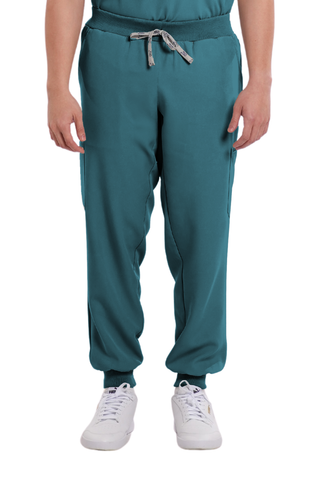 Luxe® Knitted Jogger Men Scrub Pants