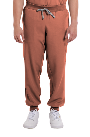Luxe® Knitted Jogger Men Scrub Pants