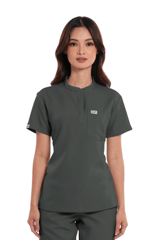 Luxe® Mandarin Women Scrub Top
