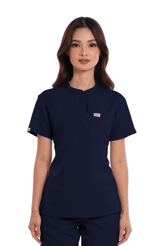 Luxe® Mandarin Women Scrub Top