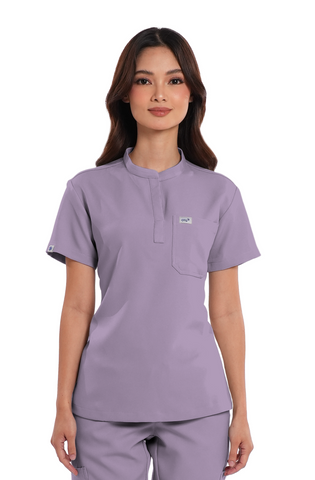 Luxe® Custom Fit Mandarin Women Scrub Top