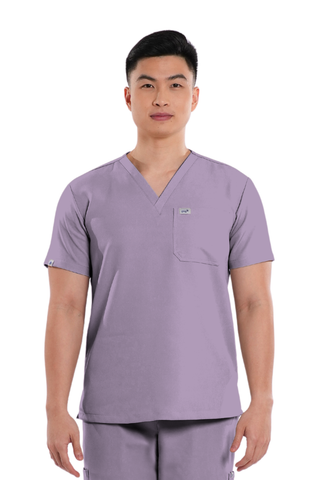 Luxe® V-Neck Men Scrub Top