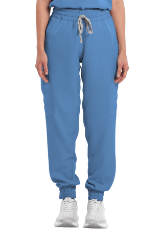 Twill Custom Fit Garterized Jogger Women Scrub Pants