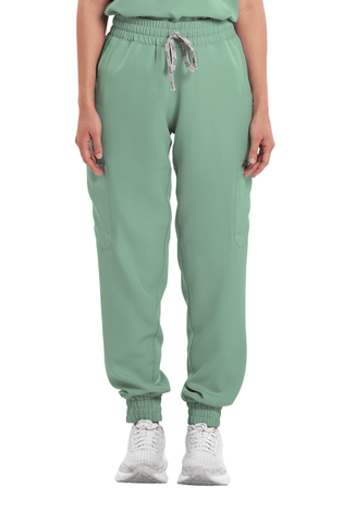 Twill Custom Fit Garterized Jogger Women Scrub Pants